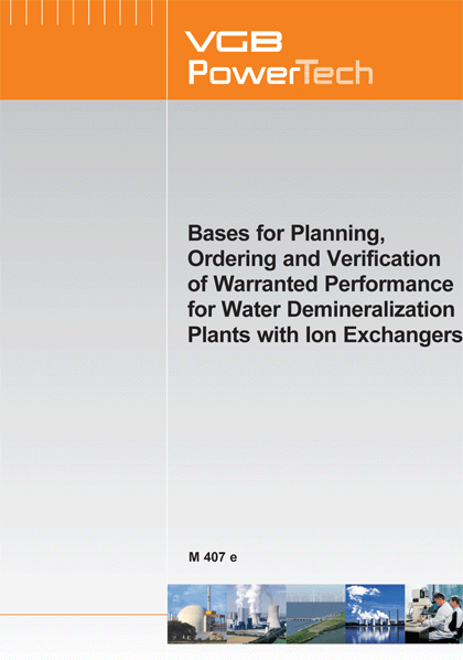 Conception, Specifications and Performance Verification for Demineralization Plants