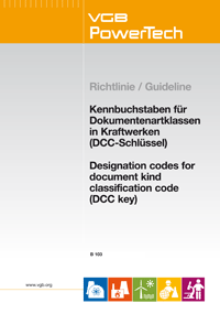 Kennbuchstaben für Dokumentenartklassen in Kraftwerken (DCC-Schlüssel) - eBook